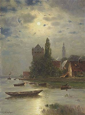Sample artwork by Carl Watzelhan (1867 - 1942), known for painting - View similar artists and auction records