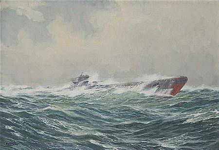 Das U-Boot "U 46" by Adolf Bock - Auction record, sale price, and art valuation. Compare with similar artists and explore comparable artworks.