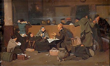 La salle d'attente, 1917