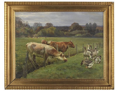 "Landscape with Cattle and Ducks"
