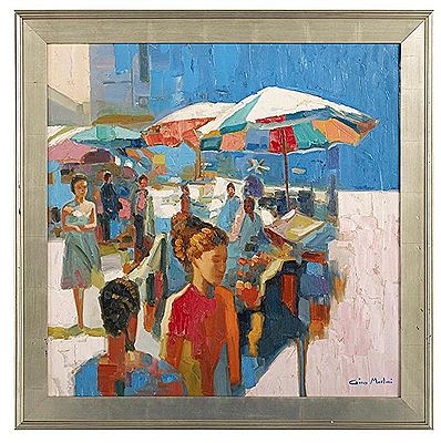 Sample artwork by Gino Martini (Born 1935), known for painting - View similar artists and auction records