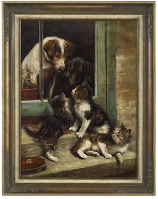"Friends for Life" by Fannie Moody - Auction record, sale price, and art valuation. Compare with similar artists and explore comparable artworks.