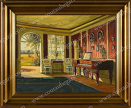 Intérieur d'un salon au Piano. by Frederik Svendsen - Auction record, sale price, and art valuation. Compare with similar artists and explore comparable artworks.