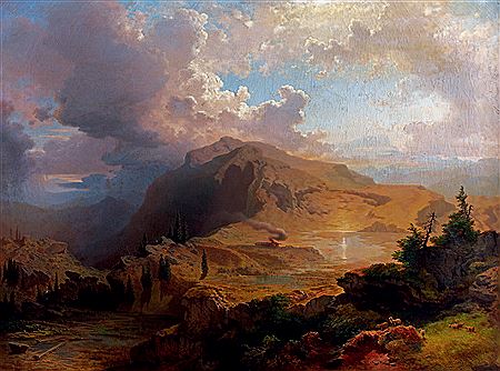 Les Alpes après un orage