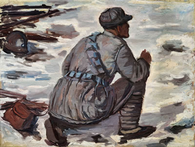 Soldier in the Snow