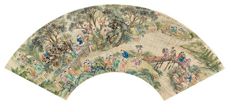 Children Playing by Youru Wu - Auction record, sale price, and art valuation. Compare with similar artists and explore comparable artworks.
