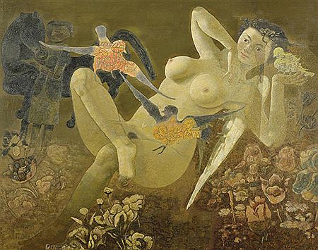 EROTIC GARDEN by Li Cao - Auction record, sale price, and art valuation. Compare with similar artists and explore comparable artworks.