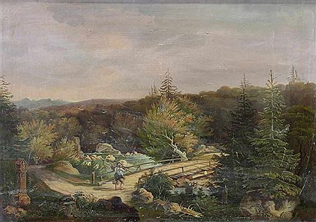 "Wanderer am Fluss" by Felix Bockhorni - Auction record, sale price, and art valuation. Compare with similar artists and explore comparable artworks.