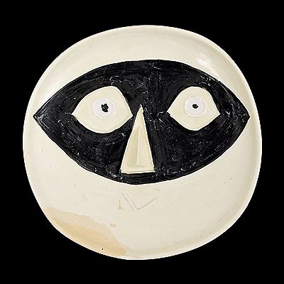 TETE AU MASQUE Plate (A.R. 362)