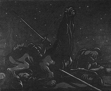 Sample artwork by Carlo Bocklin (1870 - 1934), known for nocturnal landscape painting-nudes, architecture - View similar artists and auction records