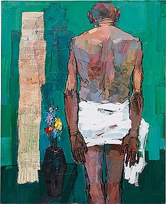 No. 2 Background 1 by Dawit Abebe - Auction record, sale price, and art valuation. Compare with similar artists and explore comparable artworks.
