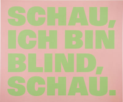 Schau Ich Bin, Blind, Schau.