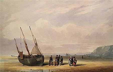 Sailors on the beach