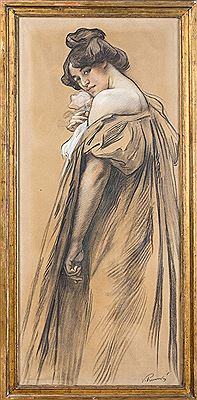 Portrait of Mademoiselle Amelia HOESLI