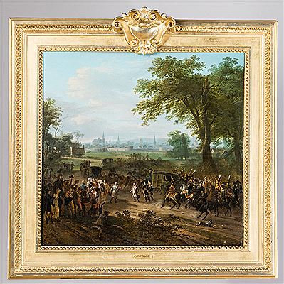 Napoleon's interview with a delegation of Württemberg