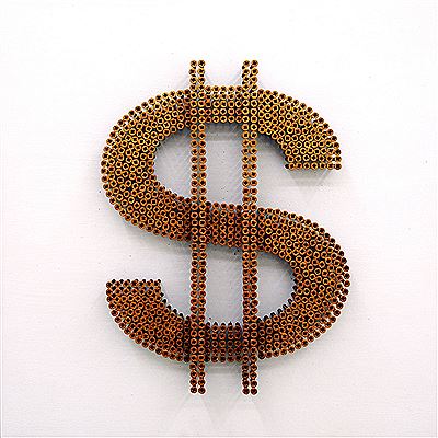 Dollar gold by Alessandro Padovan - Auction record, sale price, and art valuation. Compare with similar artists and explore comparable artworks.