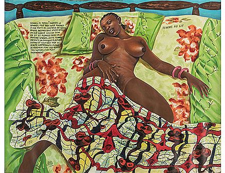 Woman in bed