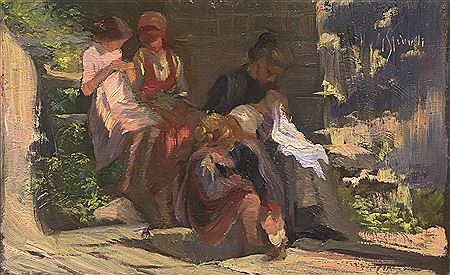 Sample artwork by Gaetano Spinelli (1887 - 1945), known for paintings - View similar artists and auction records