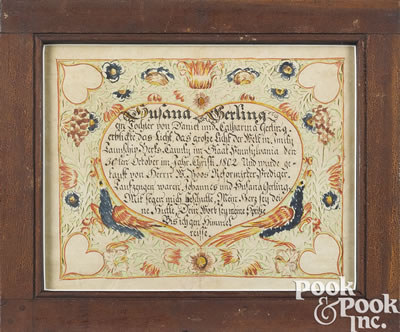Baptismal certificate by Wilhelmius Antonius Faber - Auction record, sale price, and art valuation. Compare with similar artists and explore comparable artworks.