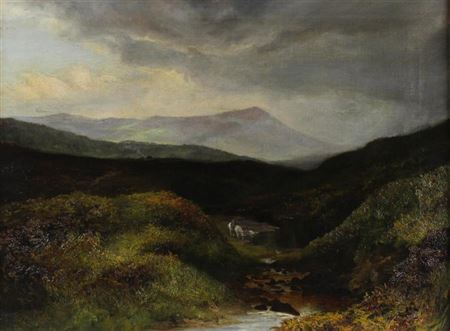 ON THE MOOR NEAR BOLTON ABBEY, YORK- 1871