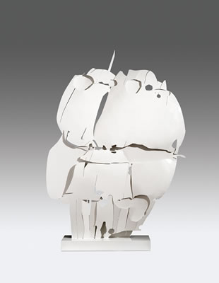 Sample artwork by Pietro Consagra (1920 - 2005), known for large scale abstract sculpture, public site installations, jewelry design - View similar artists and auction records