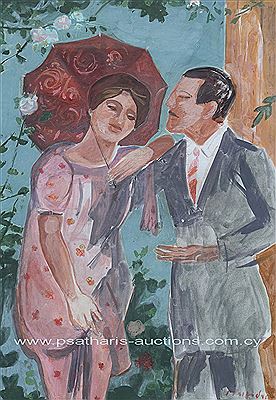 Lady with an umbrella