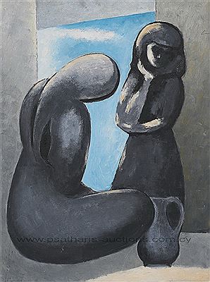 Secret (1962) by Adamantios Diamantis - Auction record, sale price, and art valuation. Compare with similar artists and explore comparable artworks.