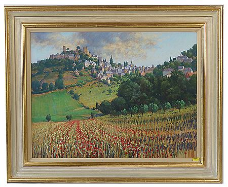 Poppy fields in the Massif Central