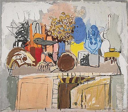 "Stilleben im Atelier", um 1964