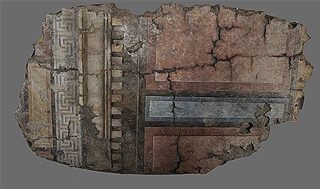Second Style with Shallow Moulding, 1983, wall fragment sculpture