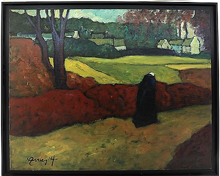 "Bretonne sur le chemin"