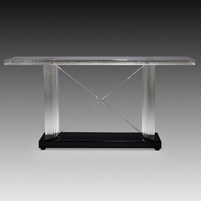 Sample artwork by John Conard Lewis (Born 1942), known for modernist glass art, vessels, decorative objects - View similar artists and auction records