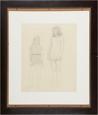 Untitled (fashion girls), ca. 1950