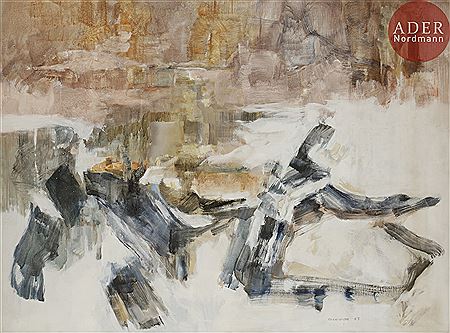 En lisière II, 1963 by Albert Chaminade - Auction record, sale price, and art valuation. Compare with similar artists and explore comparable artworks.