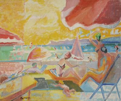 Le Parasol rouge