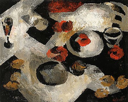 Nature morte aux tomates, 1955 by Jean-Marie Calmettes - Auction record, sale price, and art valuation. Compare with similar artists and explore comparable artworks.