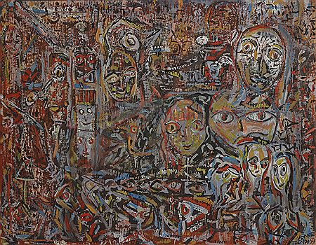 Compositions aux visages, 1964