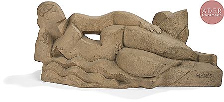 Ninfa acostada model created in 1924 by Pablo Curatella Manes - Auction record, sale price, and art valuation. Compare with similar artists and explore comparable artworks.