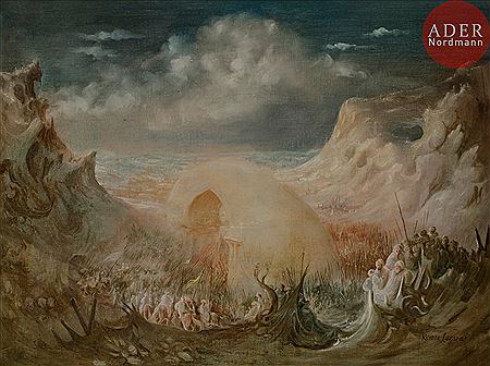 Moïse guidant le peuple juif by Roman Lazarev - Auction record, sale price, and art valuation. Compare with similar artists and explore comparable artworks.