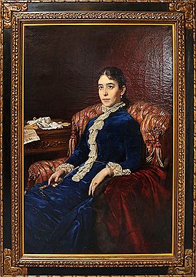 Portrait wohl von Maria Fjodorowna als Kaiserin von Russland von 1881 bis 1894, Gemahlin von Zar Alexander III by Heinrich Maniser - Auction record, sale price, and art valuation. Compare with similar artists and explore comparable artworks.