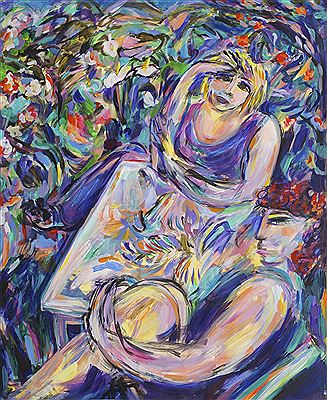 How Can This Be a self-portrait of the artist and Caroline McNairn