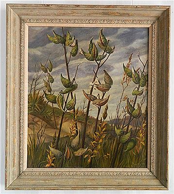 Milkweed by Elmer Novotny - Auction record, sale price, and art valuation. Compare with similar artists and explore comparable artworks.