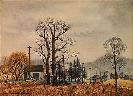 Country Road in Late Fall