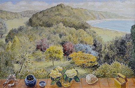 View from Porthkerry with the little box
