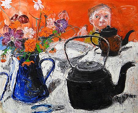Sample artwork by Shani Rhys James (Born 1953), known for painting - View similar artists and auction records