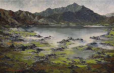 'Snowdon From Llyn Y Gader'