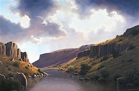 River in Mountains by Rob MacIntosh - Auction record, sale price, and art valuation. Compare with similar artists and explore comparable artworks.