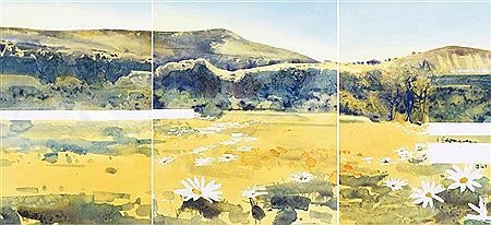 Desert Landscape (triptych)