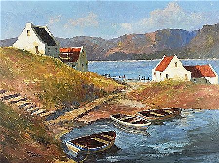 Cottages at a Lake