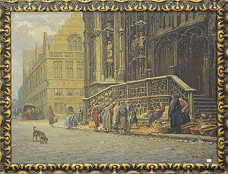 "Grand escalier de l'hôtel de ville de Gand"
